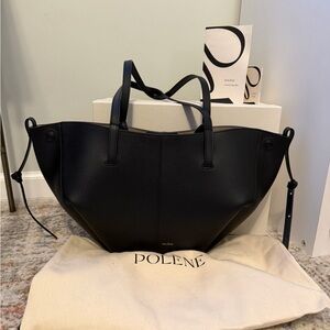 Polène Cyme Mini in Textured Black